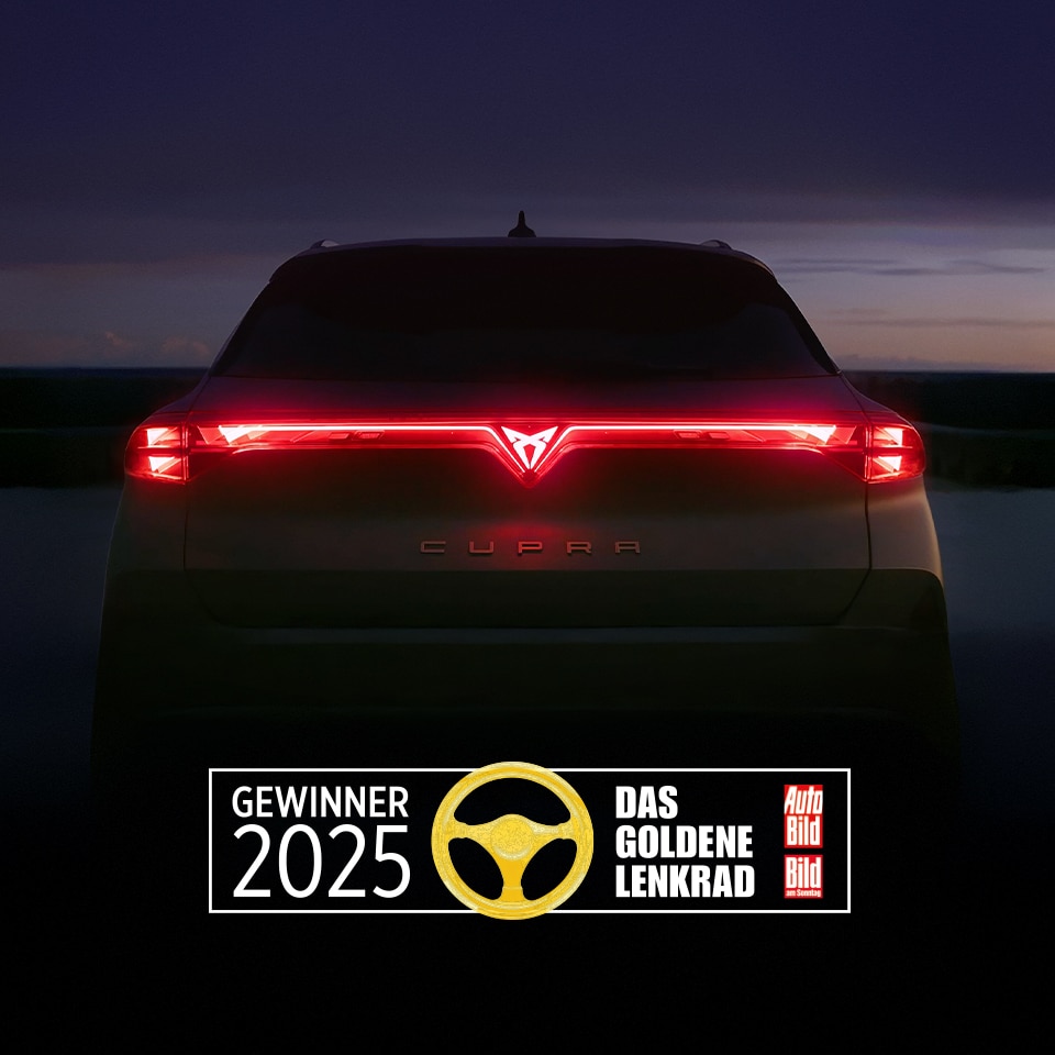 CUPRA Terramar gewinnt das goldene Lenkrad 2025.