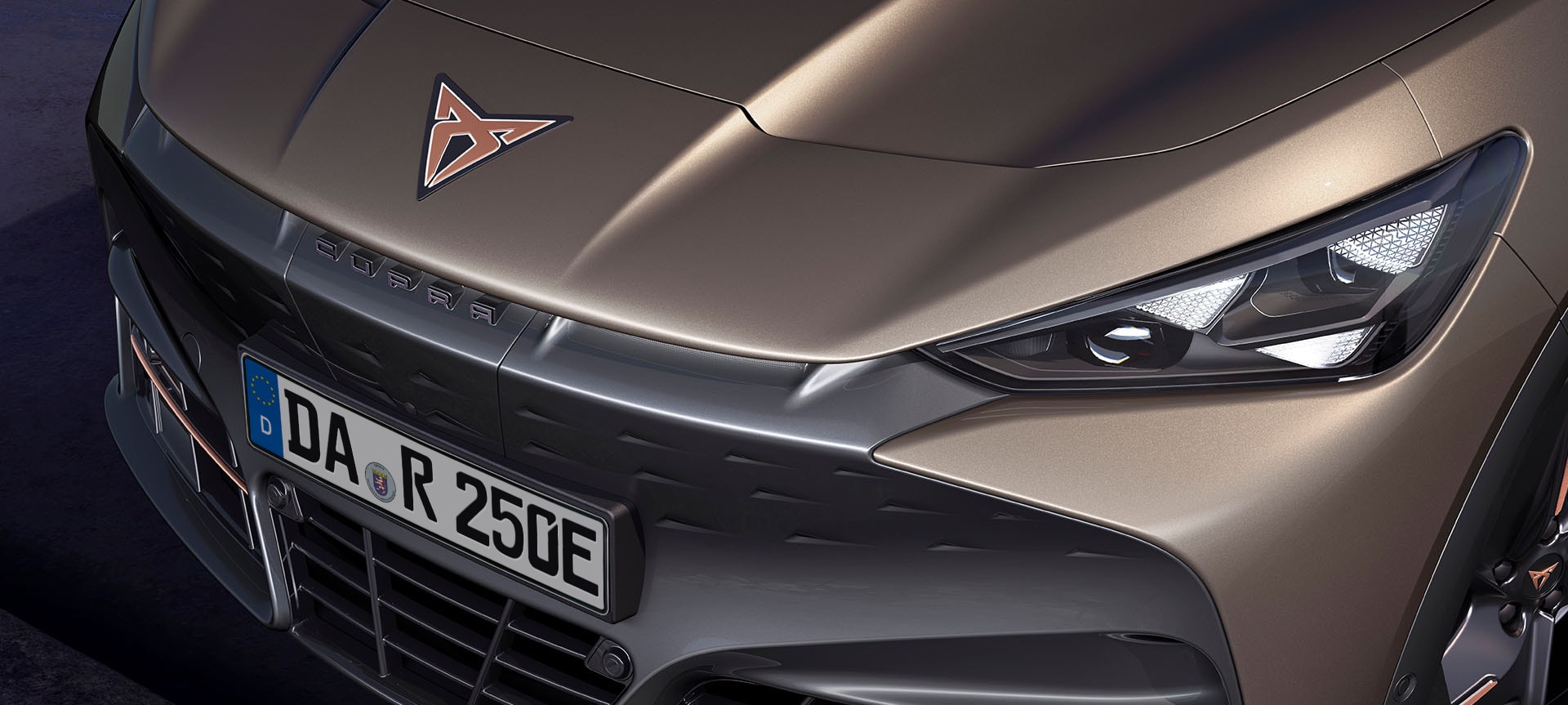 Nahaufnahme der Atacama Desert-Lackierung, eine einzigartige Gunmetal Lackierung.