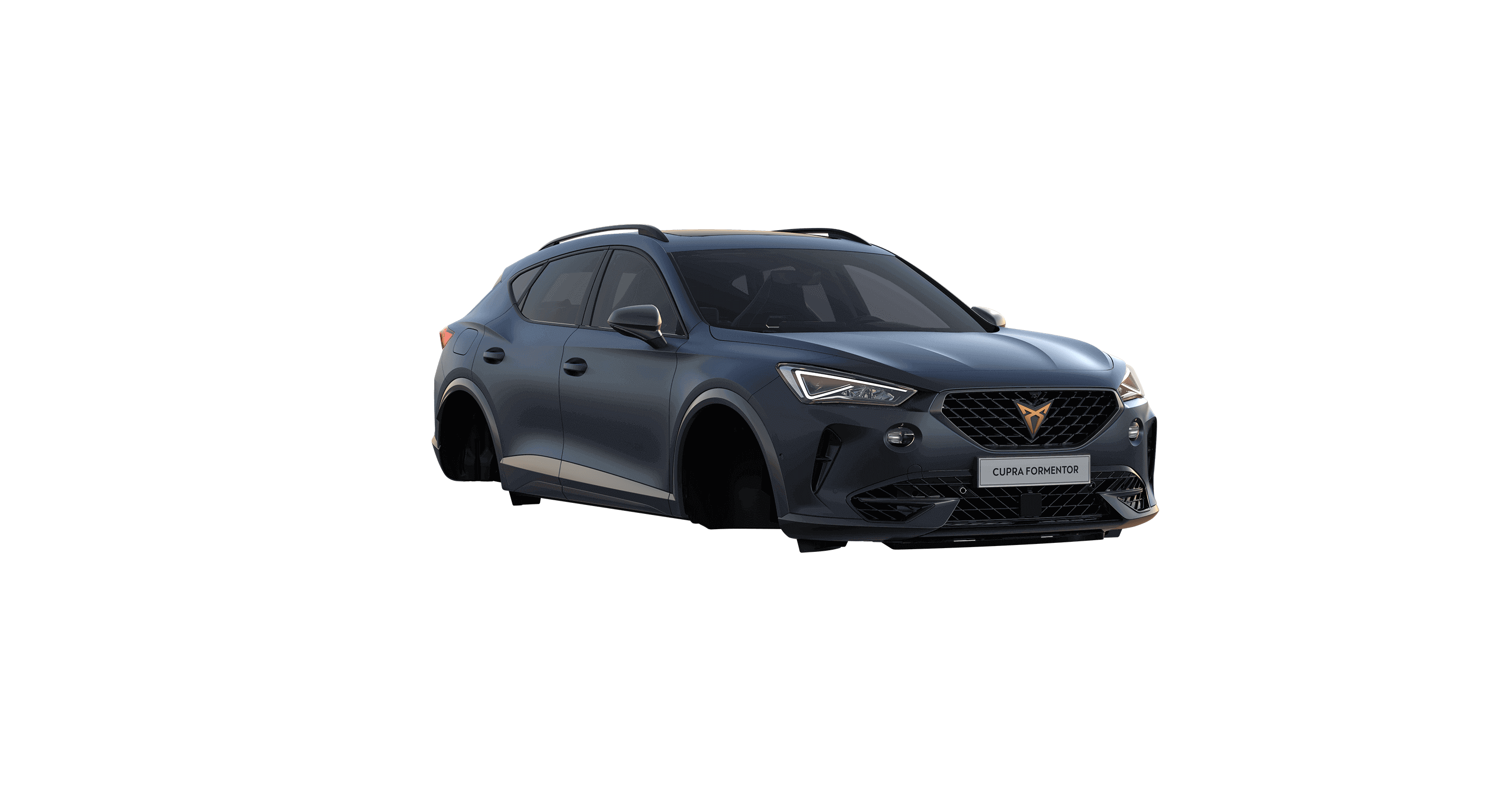 Der neue CUPRA Formentor in der Lackfarbe Petrol Blau Matt