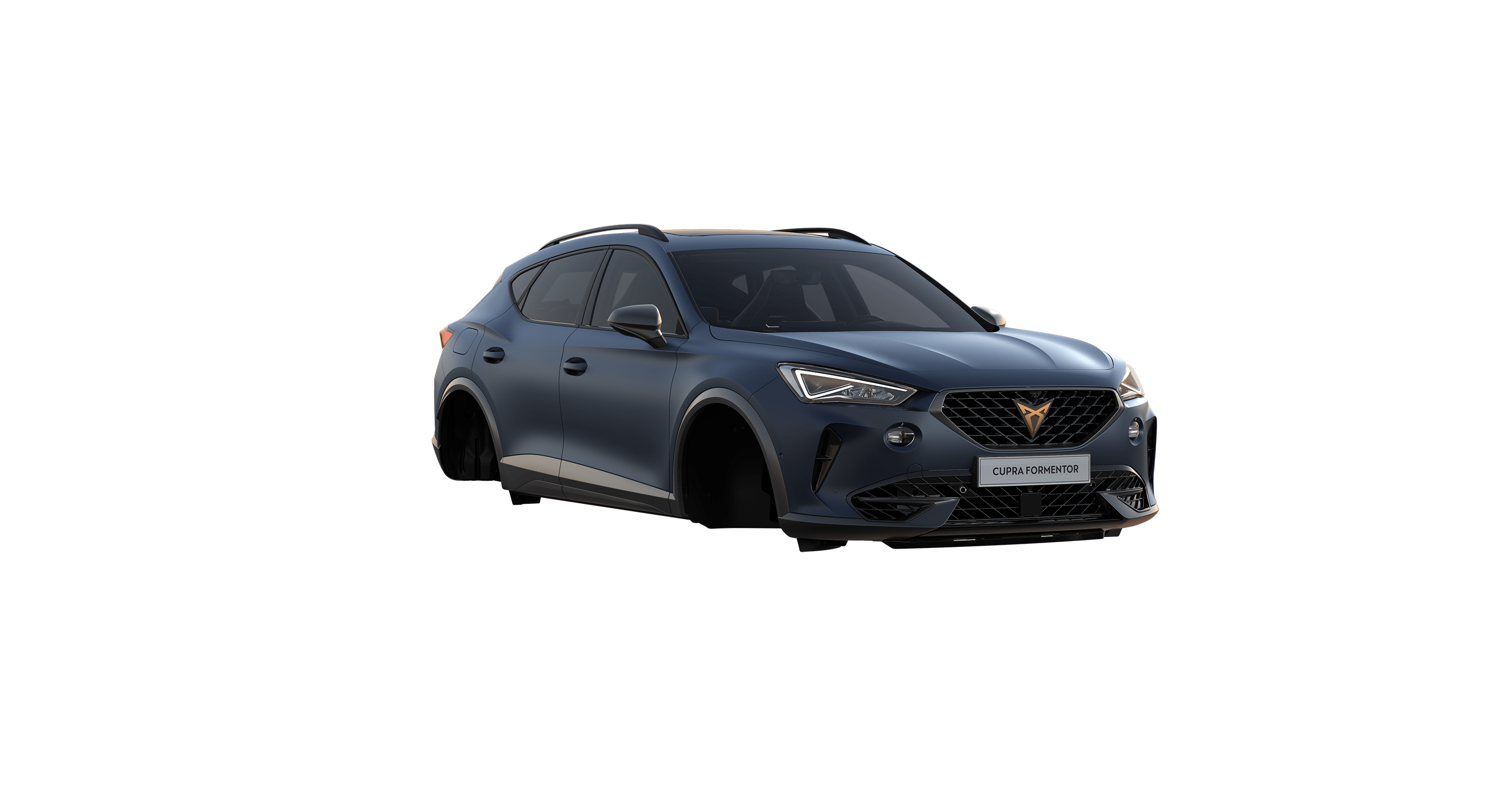 Der neue CUPRA Formentor in der Lackfarbe Petrol Blau Matt