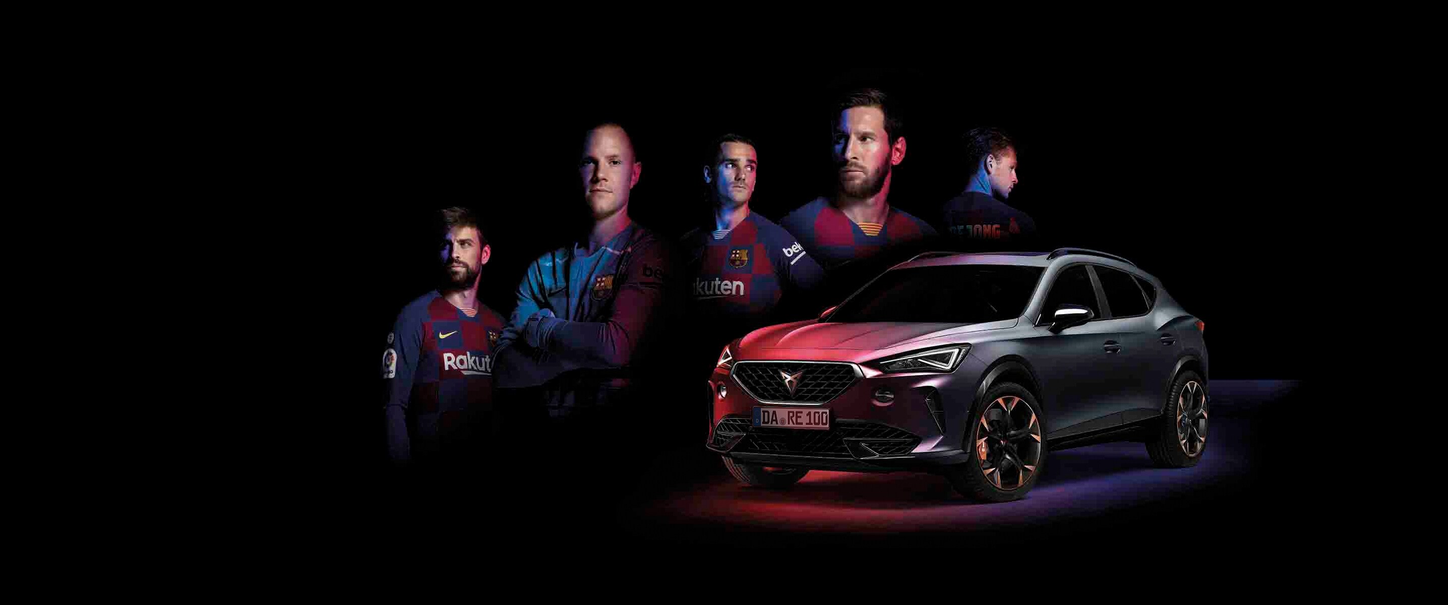 Der CUPRA Formentor ist offizielles Fahrzeug des FC Barcelona