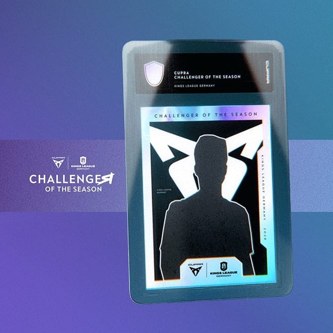 Mockup des CUPRA Challenger of the Season 