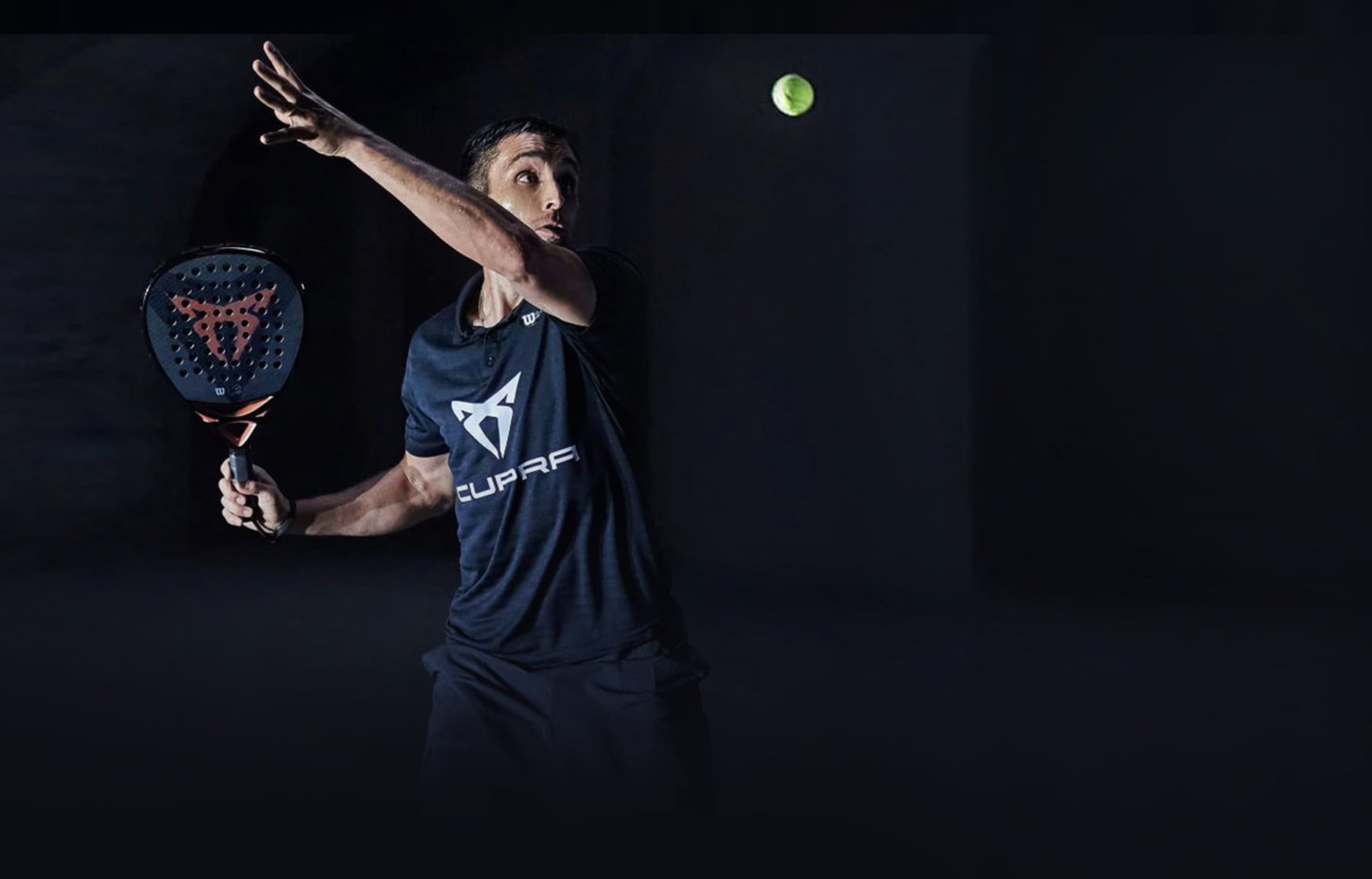 Spieler während eines Matches der CUPRA German Padel Series.