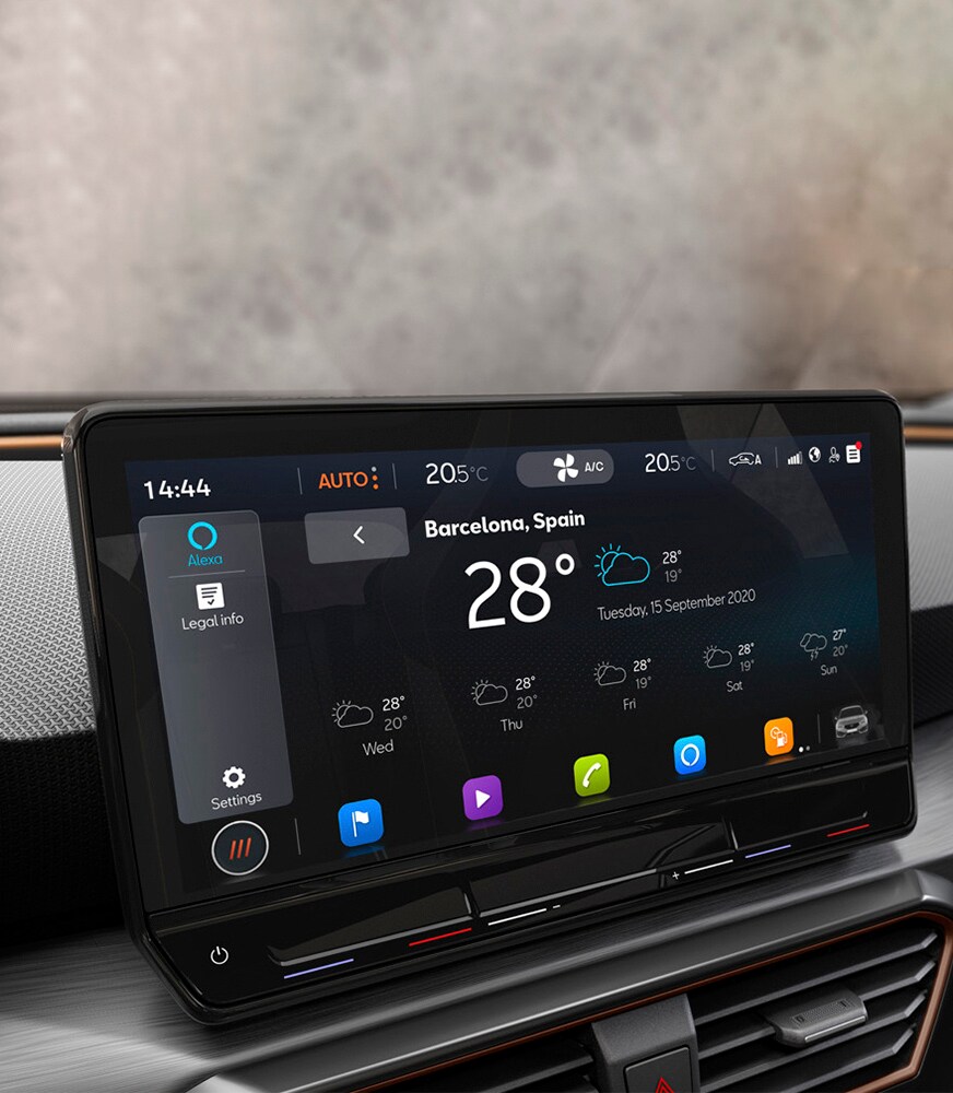 Sprachbefehl Amazon Alexa CUPRA CONNECT
