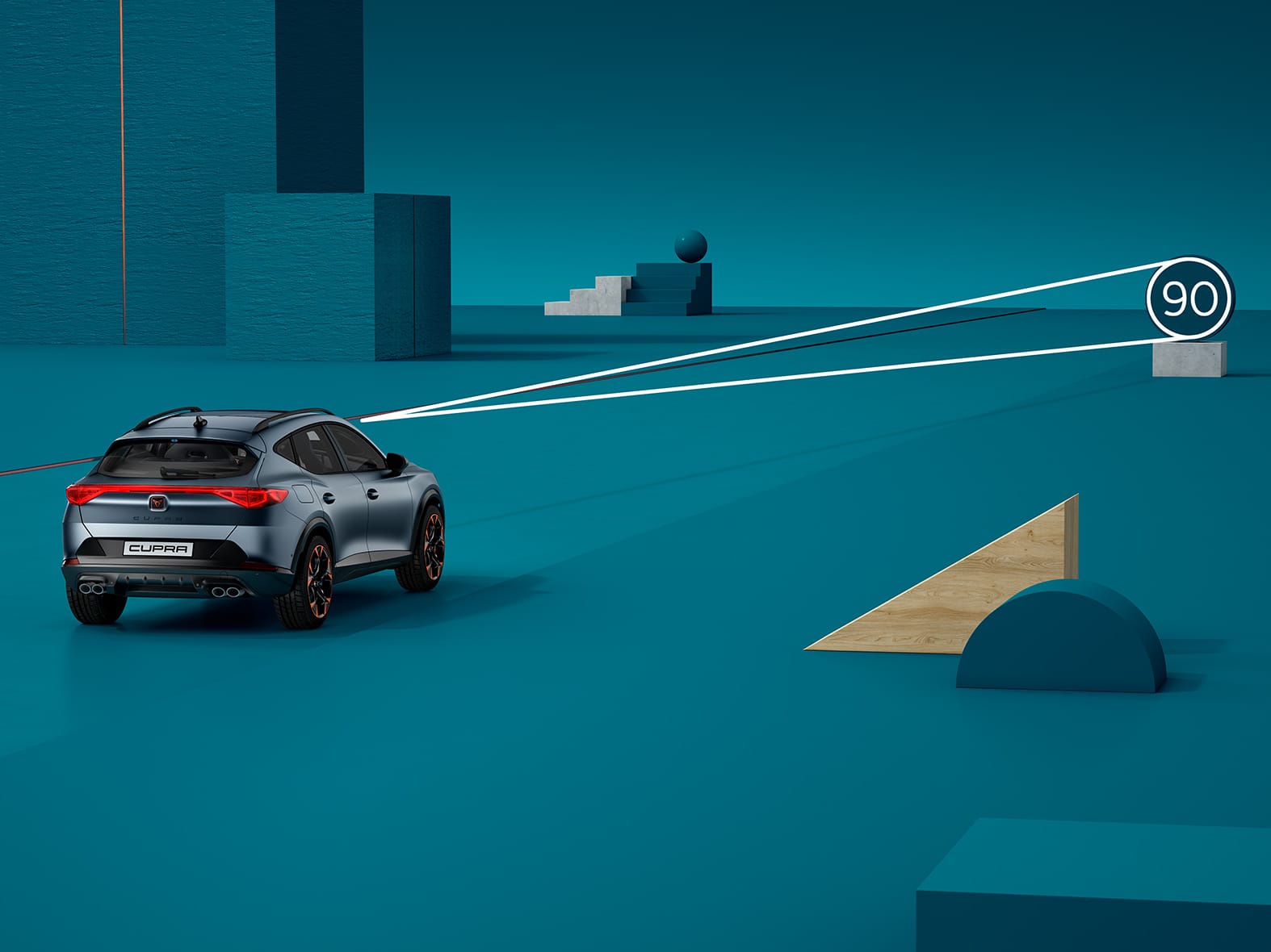 Neuer CUPRA Leon Sportstourer e-HYBRID Sicherheitsfunktionen Verkehrszeichenerkennung 