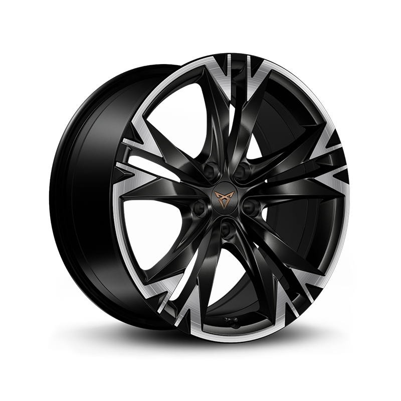 18" Leichtmetallfelgen "Sonora Black/Silver" glanzgedreht