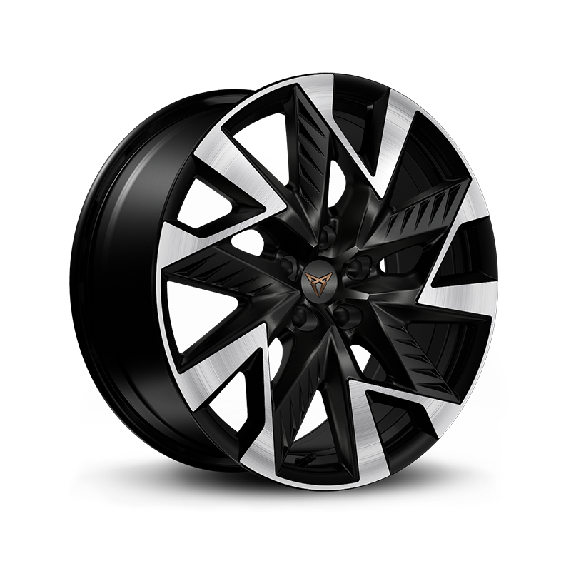 19" Leichtmetallfelgen "Sandstorm Black/Silver" glanzgedreht