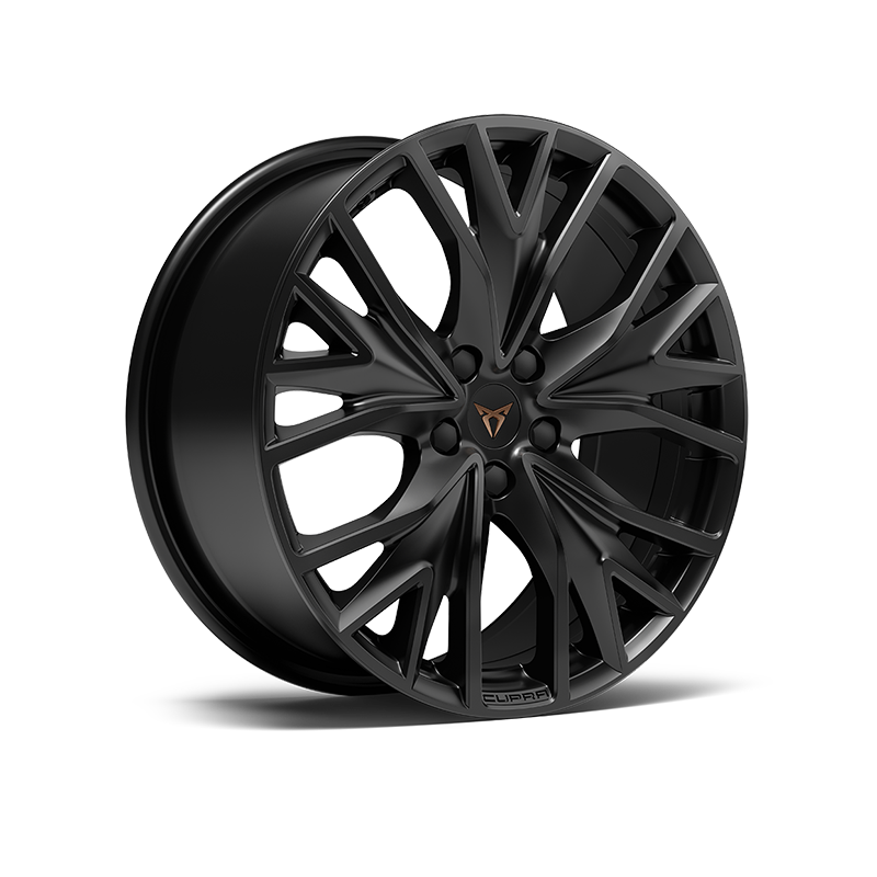 Cupra Leon Sportstourer available with 19” Sport Black Matt wheel.