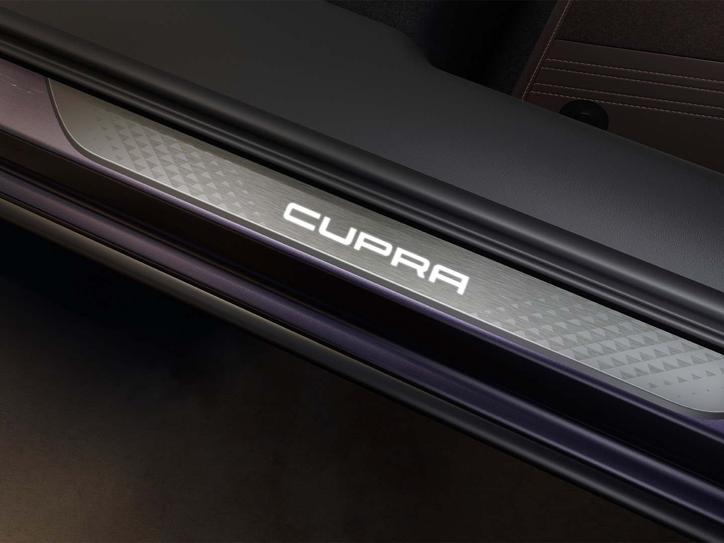Ausstattungs-Upgrade: Nahaufnahme der Innenausstattung des CUPRA Terramar.