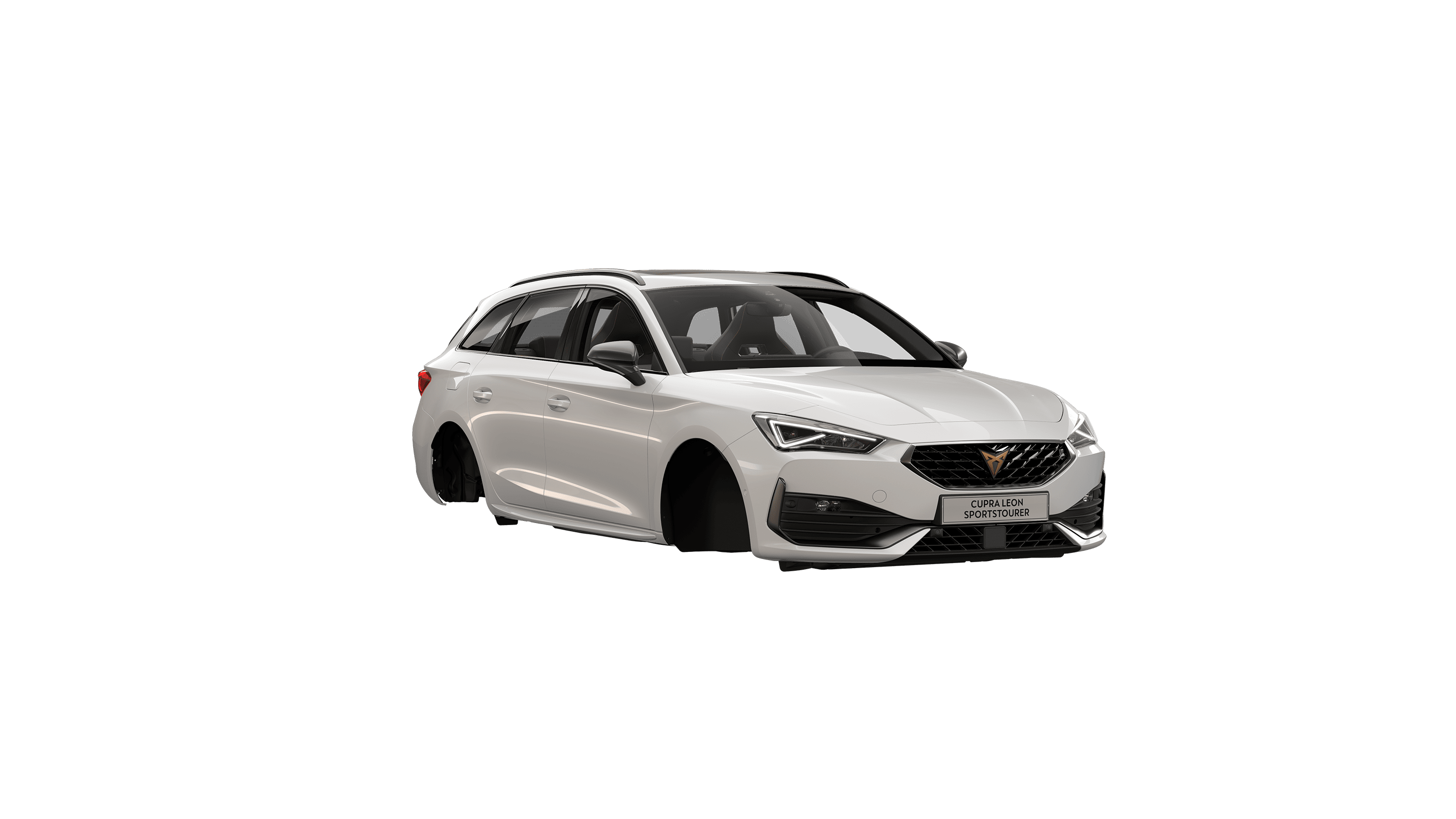 Neuer CUPRA Leon Sportstourer e-HYBRID verfügbar in Farbe Weiß